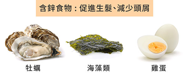矿物质锌可以促进体内蛋白质的合成，还可以直接促进生发。