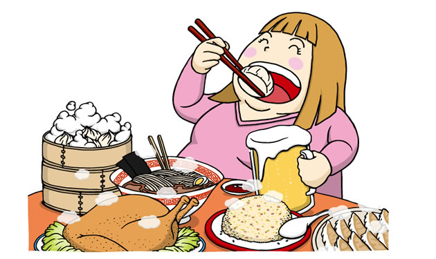 暴饮暴食