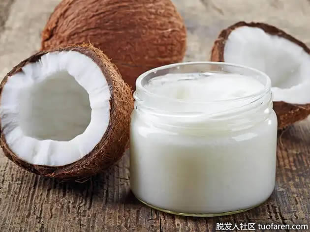 大蒜和椰子油发膜