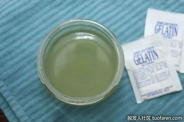 在洗发水里添加明胶